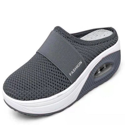 Women Wedge Sandals Open Toe Slip On Slippers 9