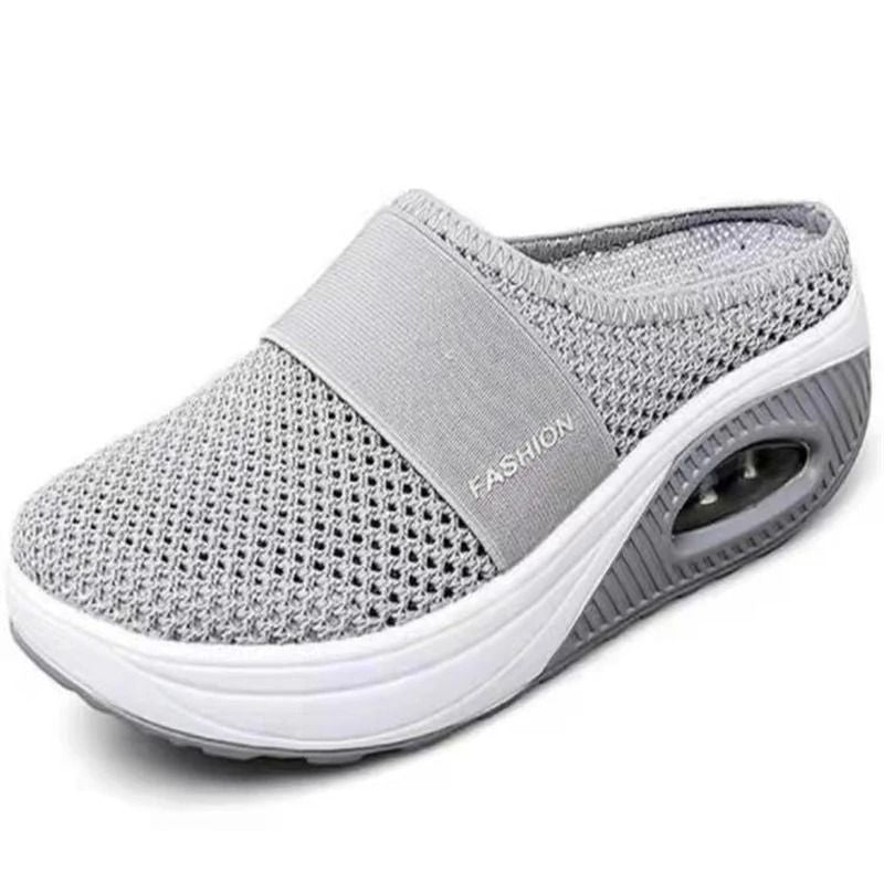 Women Wedge Sandals Open Toe Slip On Slippers 5