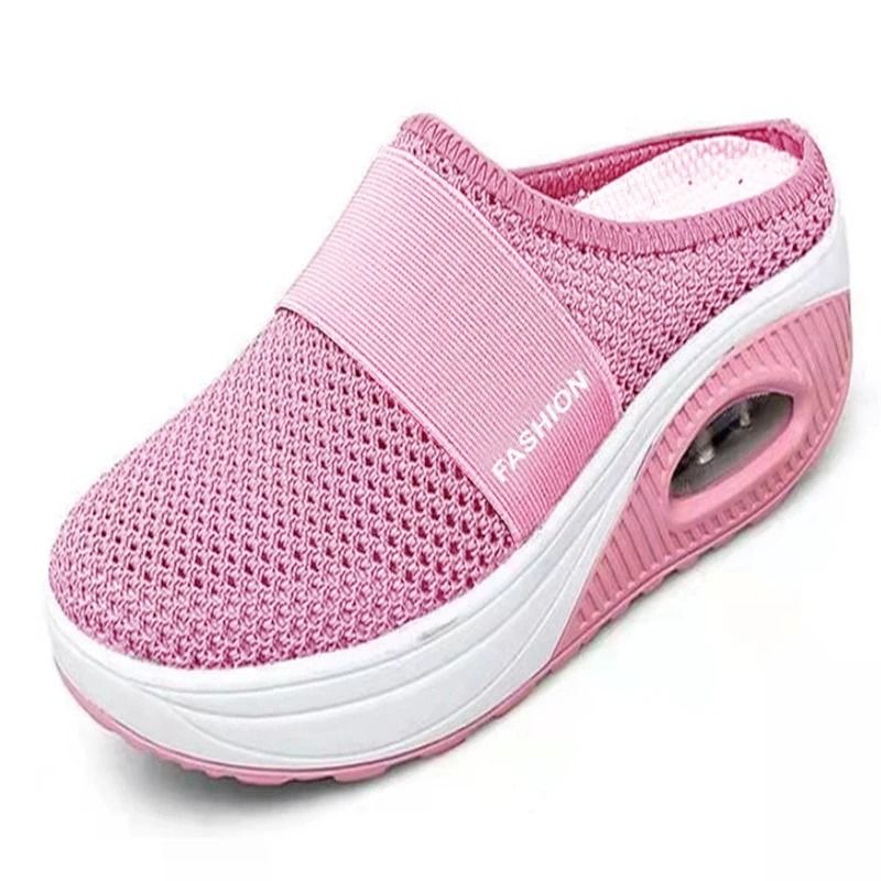 Women Wedge Sandals Open Toe Slip On Slippers 7