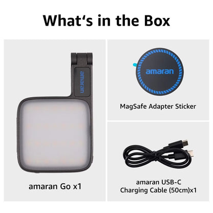 Magnetic Phone Selfie Light With Mirror Portable Rechargeable LED