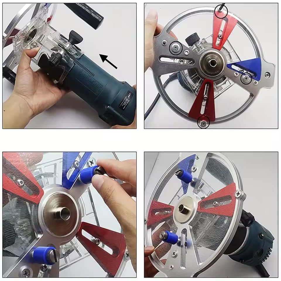 Woodworking Trimming Machine Router For Slotting Chamfering And Engraving 1