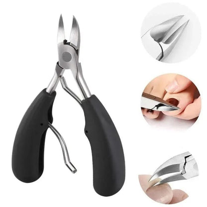 4 Piece Ingrown Toenail Clipper Set Stainless Steel For Thick Nails 4