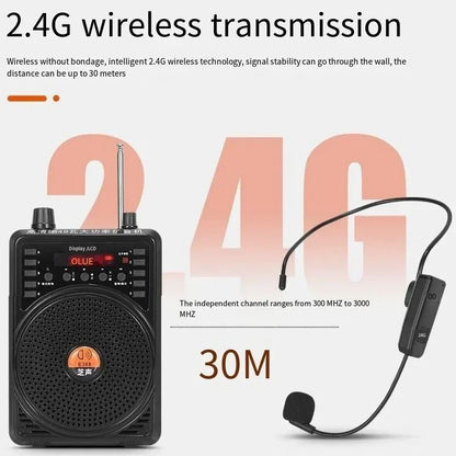 48W Teacher Microphone Speaker With Bluetooth Classroom Amplifier Wired Or Wireless 5