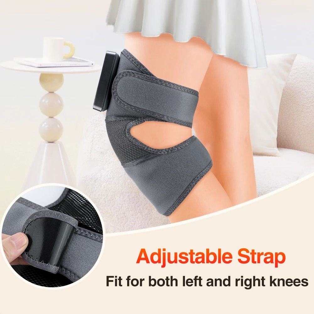 Electric Knee Massager With Heat And Vibration Support Brace 5