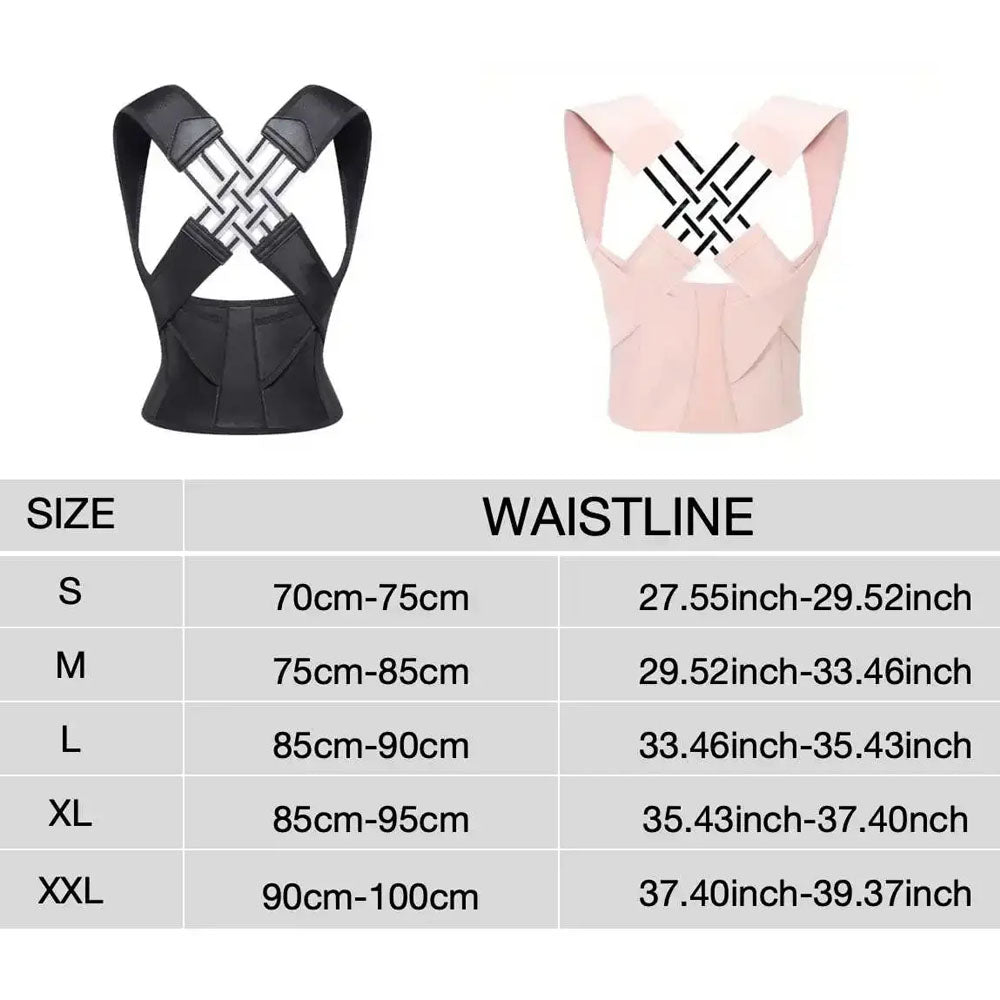 Back Posture Corrector Brace for Women, Shoulder Back Support Belt, breathable Posture Correction for Students Kid