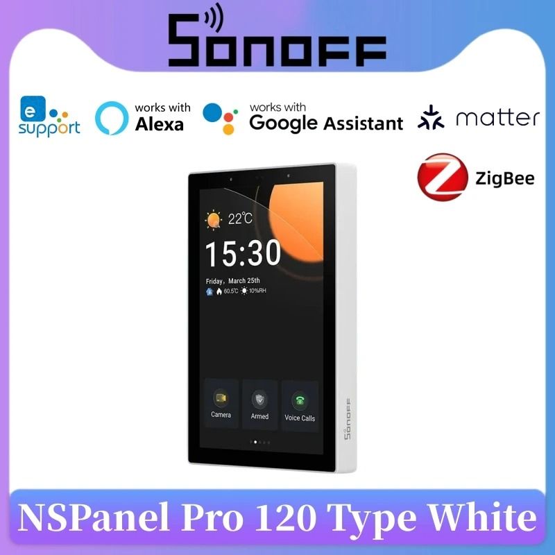 Smart Home Control Panel With Zigbee Gateway Power Monitoring And Voice Assistant Support 8