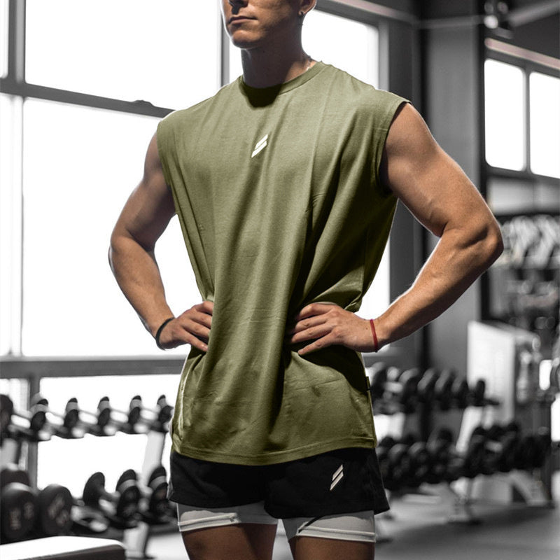 NEW Summer Fitness Sports Tank Top Men, Breathable, Training Sleeveless T-shirt, Quick Drying Vest, Male Fitness
