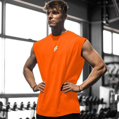 NEW Summer Fitness Sports Tank Top Men, Breathable, Training Sleeveless T-shirt, Quick Drying Vest, Male Fitness