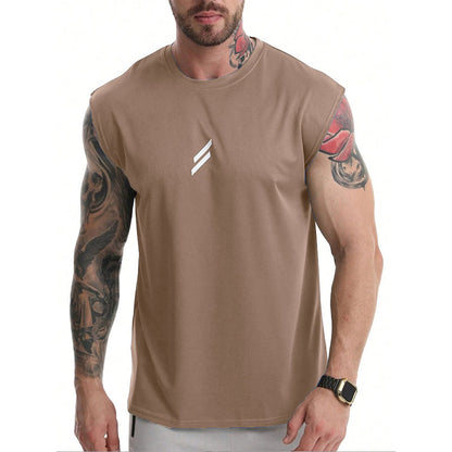 NEW Summer Fitness Sports Tank Top Men, Breathable, Training Sleeveless T-shirt, Quick Drying Vest, Male Fitness