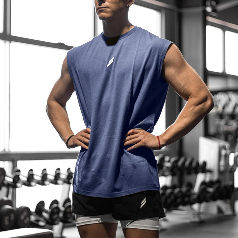 NEW Summer Fitness Sports Tank Top Men, Breathable, Training Sleeveless T-shirt, Quick Drying Vest, Male Fitness