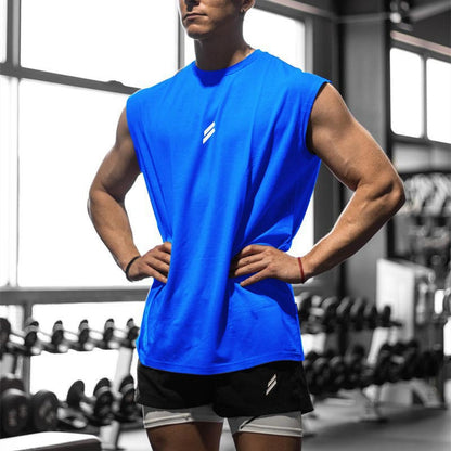 NEW Summer Fitness Sports Tank Top Men, Breathable, Training Sleeveless T-shirt, Quick Drying Vest, Male Fitness