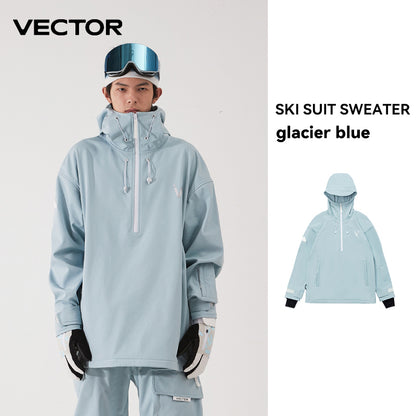 Warm Windproof Ski Jacket For Men Women Solid Color Waterproof Winter Overalls Outdoor Snowboard Cl 6