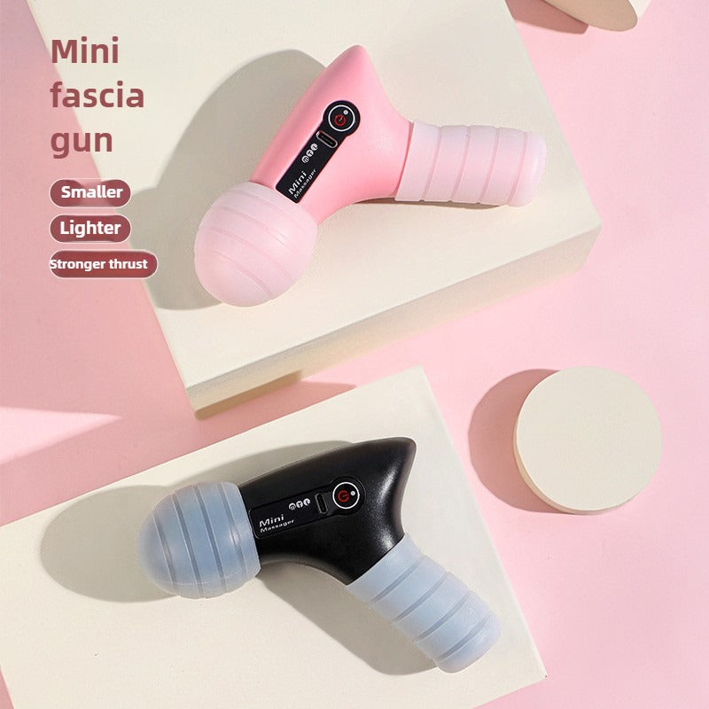 12mm Deep Tissue Cordless Mini Massage Gun Quiet MultiSpeed 25kg Muscle Relief For Neck Shoulder 2