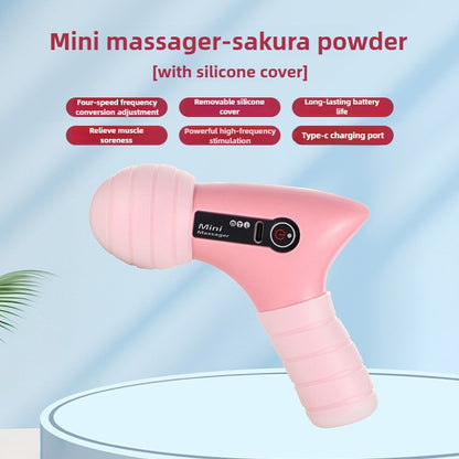 12mm Deep Tissue Cordless Mini Massage Gun Quiet MultiSpeed 25kg Muscle Relief For Neck Shoulder 4