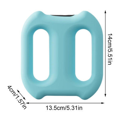 Type C Rechargeable Full Body Fascia Ring, 5-Speed Impact Silicone Ring, Ergonomic Fascia Massager with Adjustable Belt