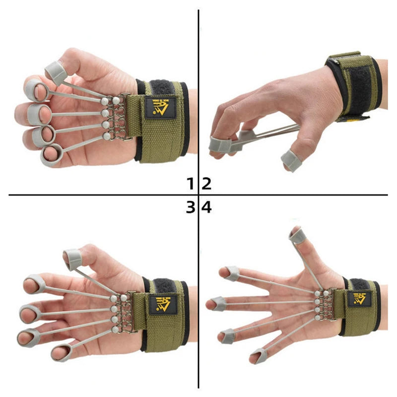 Fitness Sports Finger Strength Exerciser, Finger Flexion Extension Trainer, Hand Rehabilitation Training Equipment