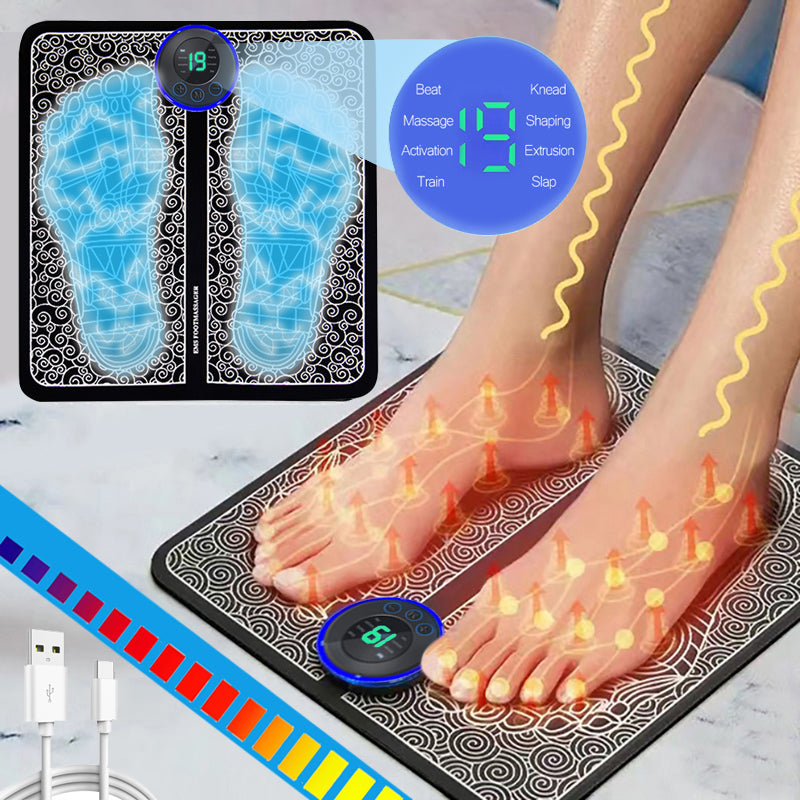 Relaxation Trainer Pad Muscle Massage Electric Foot Massager for Family Home Sport