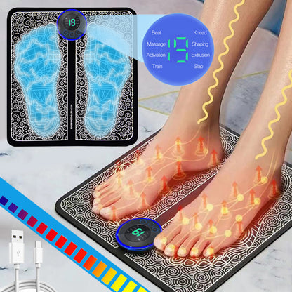 Relaxation Trainer Pad Muscle Massage Electric Foot Massager for Family Home Sport