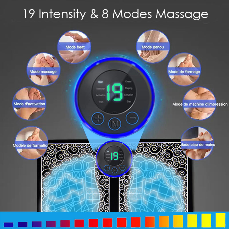 Relaxation Trainer Pad Muscle Massage Electric Foot Massager for Family Home Sport