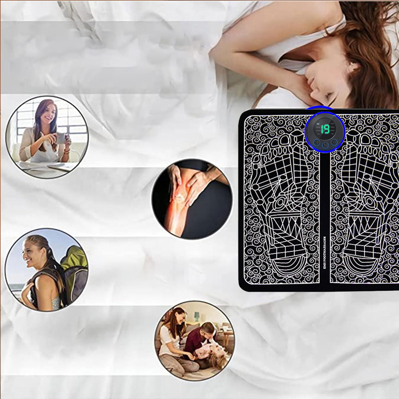 Relaxation Trainer Pad Muscle Massage Electric Foot Massager for Family Home Sport