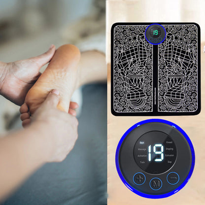 Relaxation Trainer Pad Muscle Massage Electric Foot Massager for Family Home Sport