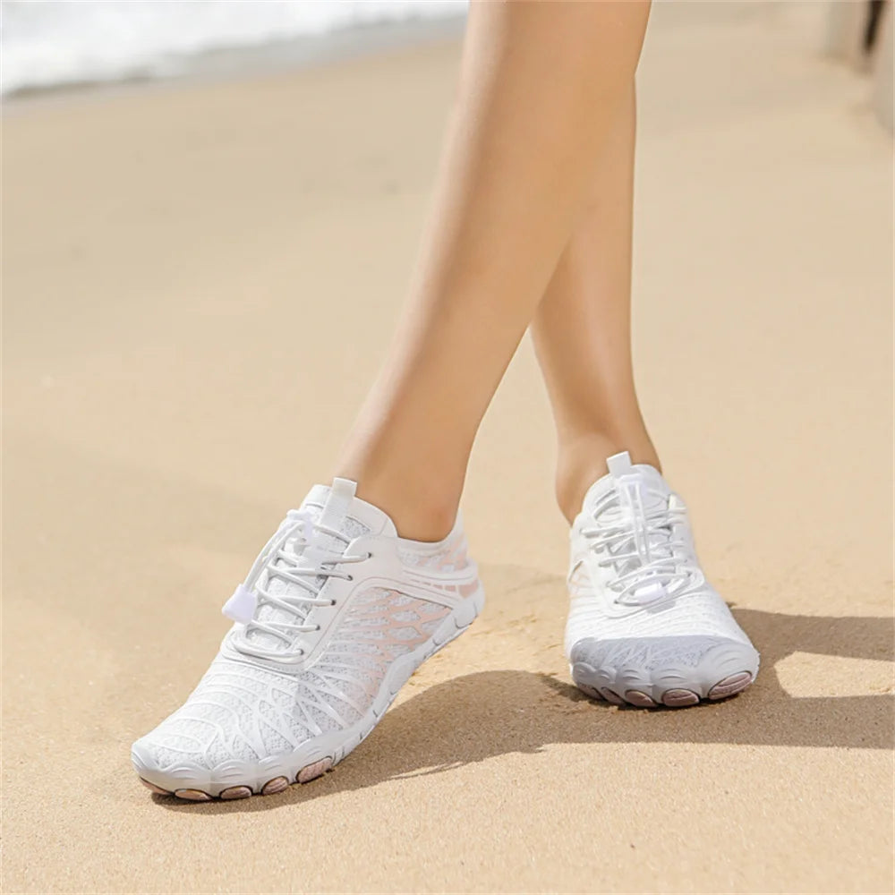 Aqua Shoes For Women Men QuickDrying Barefoot Water Shoes AntiSlip Outdoor Beach Swimming Sneakers  1