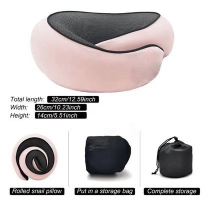 Memory Foam Neck Pillow With Head Support Cushion For Travel And Home Comfort 2