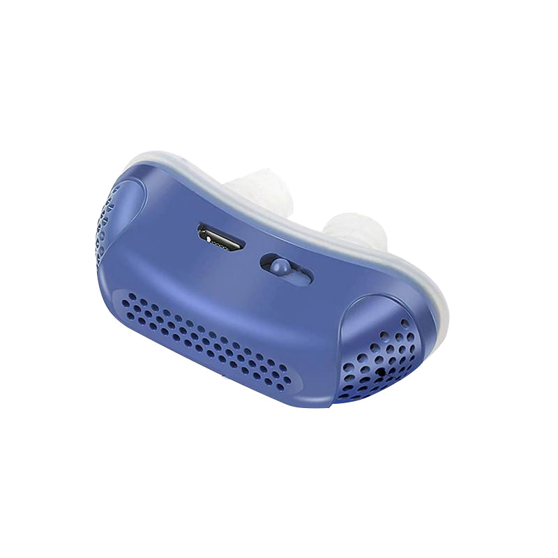 Anti Snoring Devices Upgraded, Electric Wind Speed Snore Reducing Stopper Blue Solution