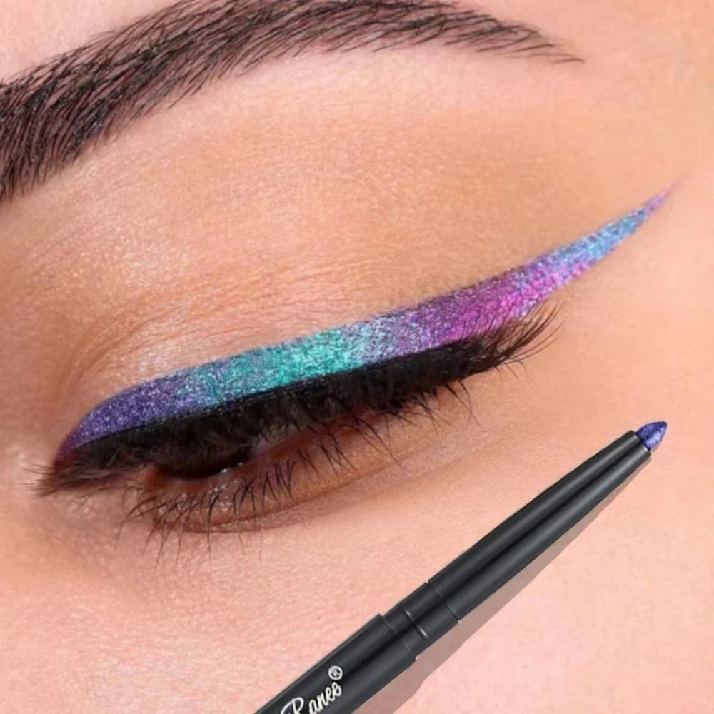 ShimmerShift Multi-Chrome Glitter Eyeliner – Long-Lasting Metallic Eye Makeup