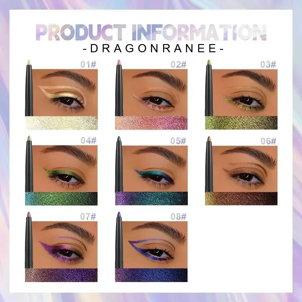 ShimmerShift MultiChrome Glitter Eyeliner  LongLasting Metallic Eye Makeup 3
