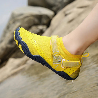 Quick Dry Men Women Water Shoes Non Slip Five Finger Aqua Shoes Barefoot Swimming Outdoor Wading Sh 2
