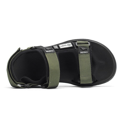 Mens Summer Casual Shoes, Fashionable Sports Trendy Sandals, Wear-Resistant Cool Beach Shoes, Lightweight Breathable