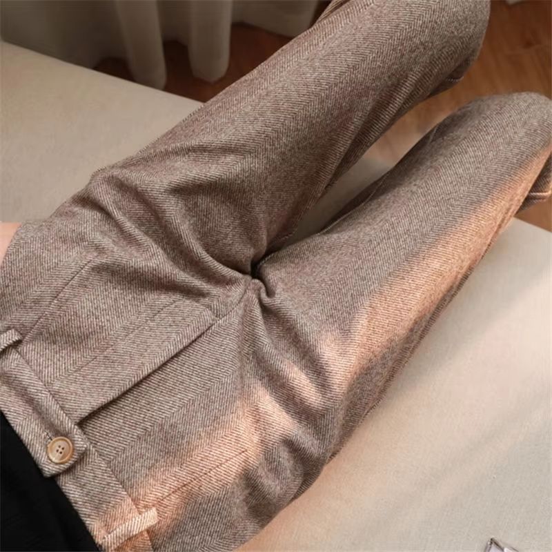 ElevateFit High Waist Office Pants  Korean Style Casual Slim Harem Trousers 1