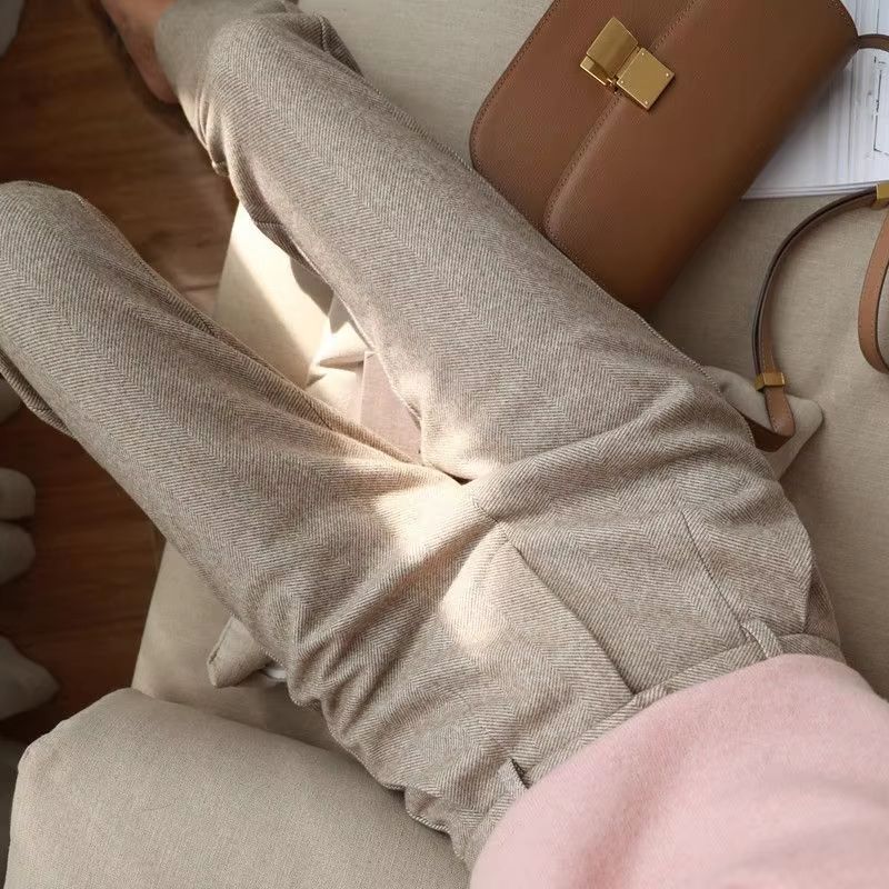 ElevateFit High Waist Office Pants  Korean Style Casual Slim Harem Trousers 2