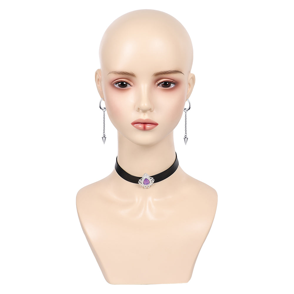 Fantasia Mira Earrings Choker Cosplay Jewelry Cartoon Demon Hunter of KPop Disfraz Costume Accessories Halloween Carnival Prop