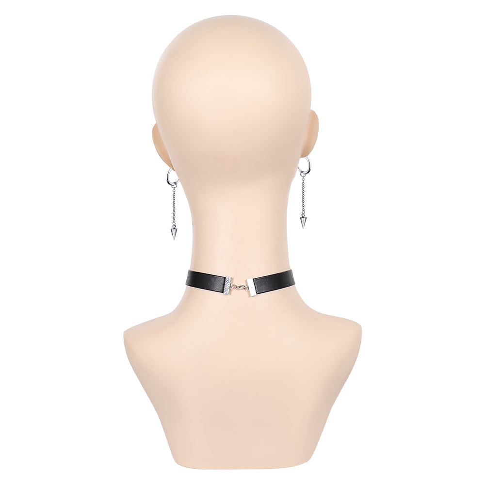 Fantasia Mira Earrings Choker Cosplay Jewelry Cartoon Demon Hunter of KPop Disfraz Costume Accessories Halloween Carnival Prop
