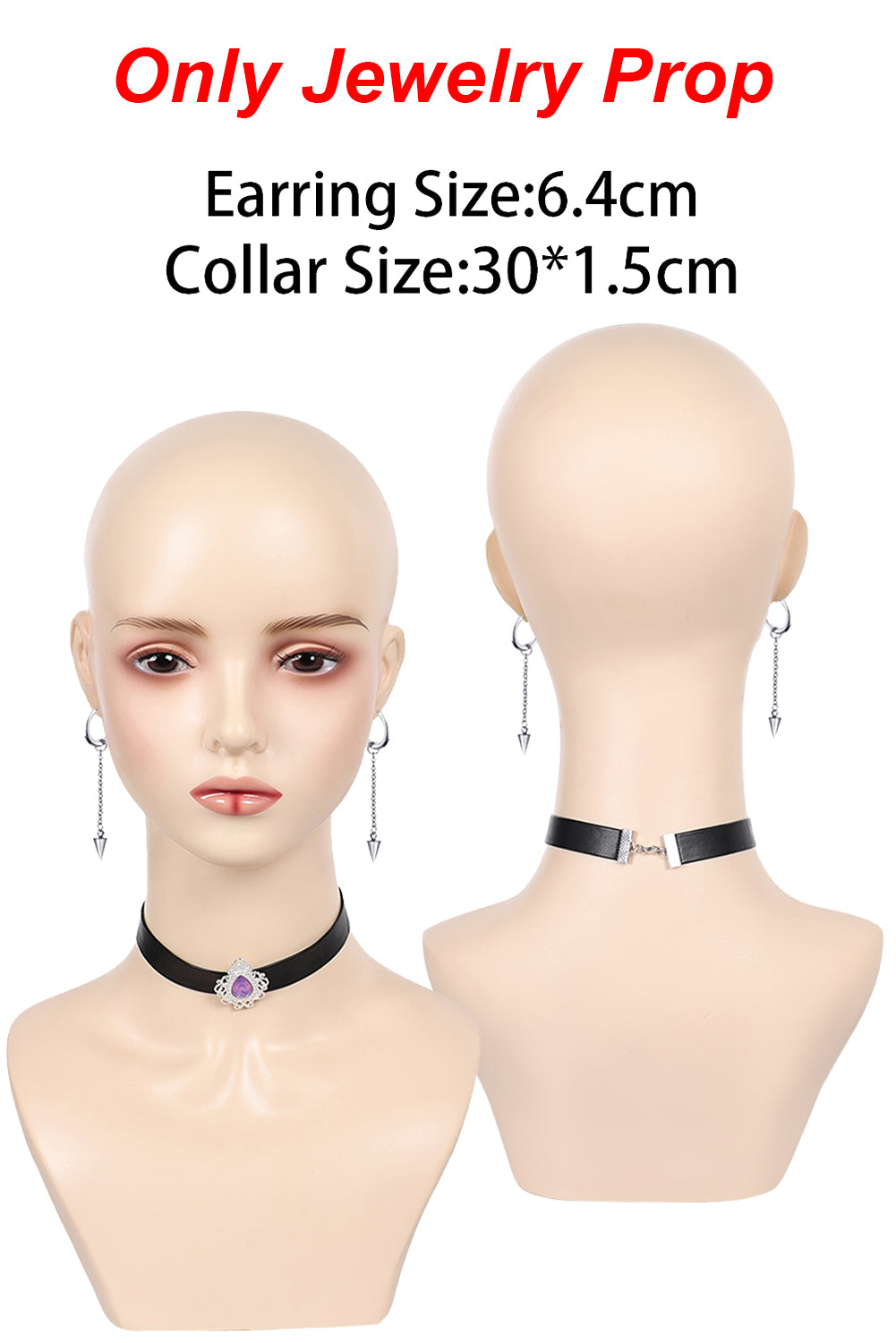 Fantasia Mira Earrings Choker Cosplay Jewelry Cartoon Demon Hunter of KPop Disfraz Costume Accessories Halloween Carnival Prop