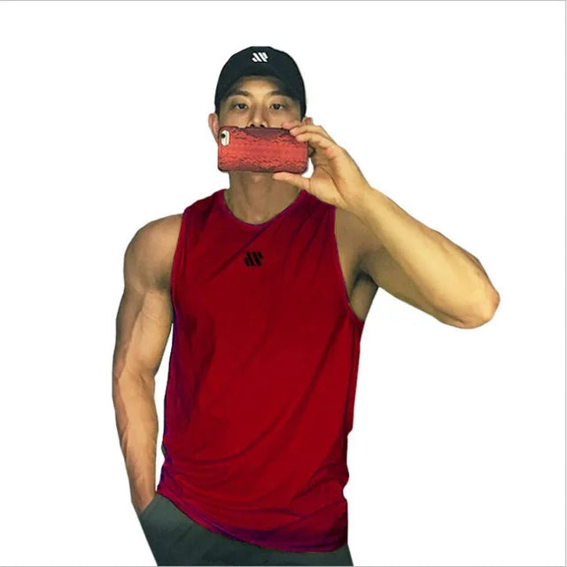 2024 Mens Mesh Breathable Fitness Tank Top, Running Vest Undershirt for Gym Workouts