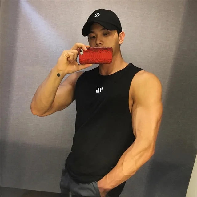 2024 Mens Mesh Breathable Fitness Tank Top, Running Vest Undershirt for Gym Workouts