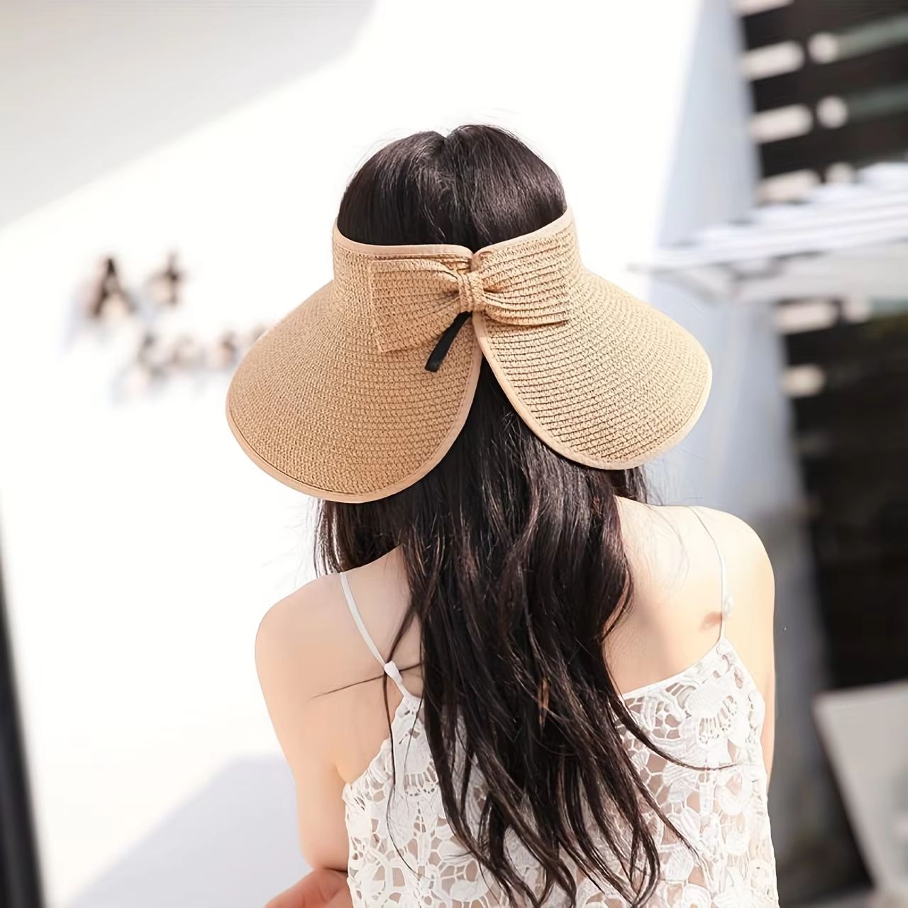 SunShield Foldable Wide Brim Visor  Womens UV Protection Summer Hat 2