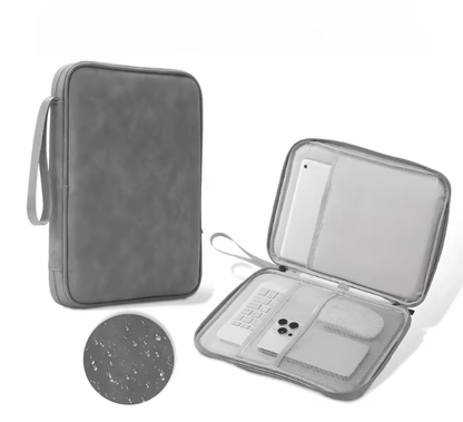 Waterproof Tablet Sleeve Bag With Zipper Pouch For IPad And Laptops 4