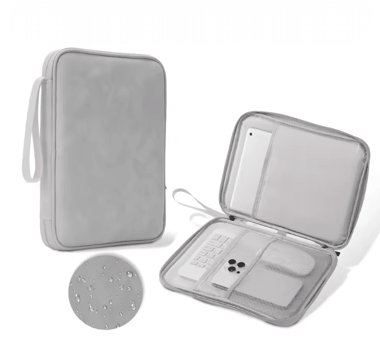 Waterproof Tablet Sleeve Bag With Zipper Pouch For IPad And Laptops 5