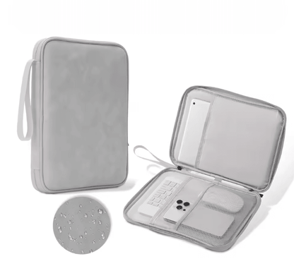 Waterproof Tablet Sleeve Bag With Zipper Pouch For IPad And Laptops 5