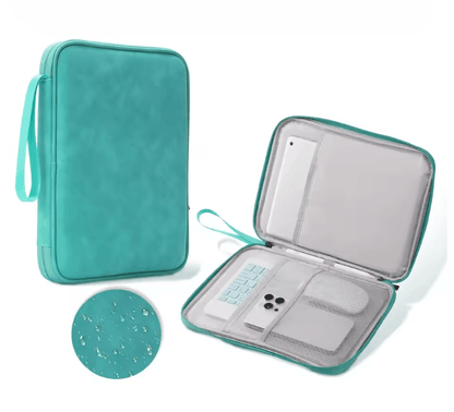 Waterproof Tablet Sleeve Bag With Zipper Pouch For IPad And Laptops 6