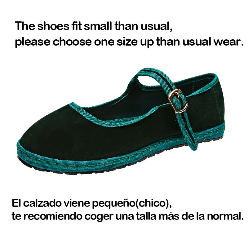 VelvaStep Womens Round Toe Flats  Soft HandStitched Casual Comfort Shoes 9