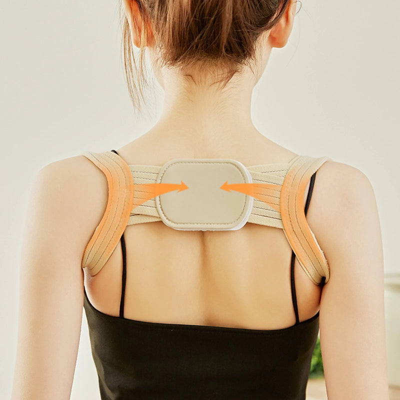 Clavicle Back Support Correction, New Back Posture Corrector for Adults & Children, Shoulder Straight Strap