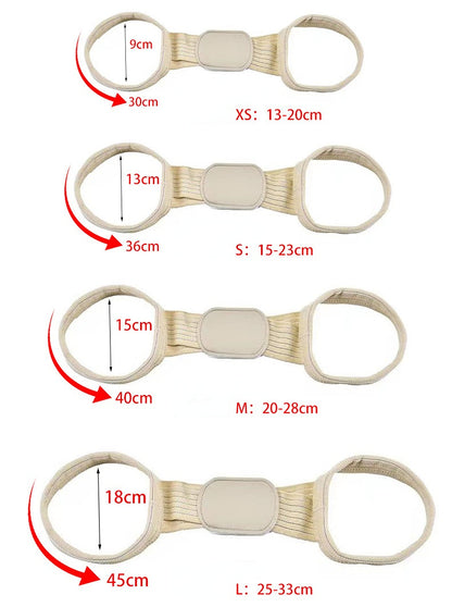 Clavicle Back Support Correction, New Back Posture Corrector for Adults & Children, Shoulder Straight Strap