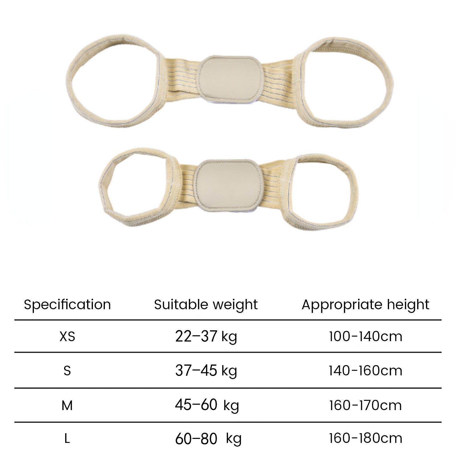 Clavicle Back Support Correction, New Back Posture Corrector for Adults & Children, Shoulder Straight Strap