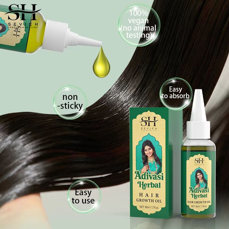 Adivasi Ayurvedic Hair Growth Oil  Organic Anti Hair Loss  Fast Regrowth Serum 2