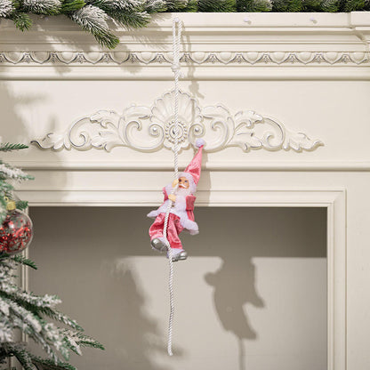 Merry Christmas Hanging Doll Decoration, Santa Claus Pendant for Cristmas Tree, Home Festive Decor